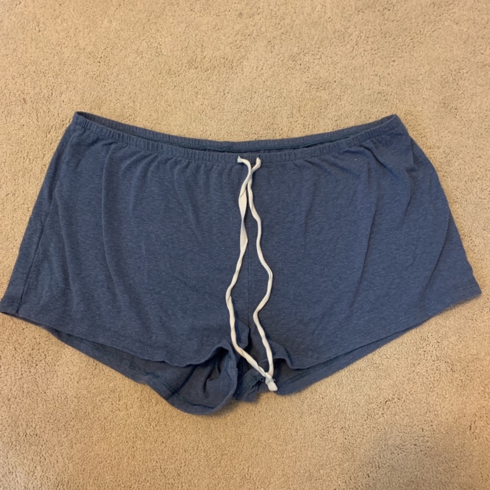 Aerie blue pajama shorts